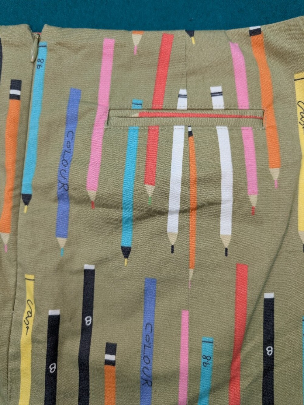 Anthropologie Elevenses Pencil Skirt Aria Montgomery Pretty Little Liars 4 - Picture 7 of 9
